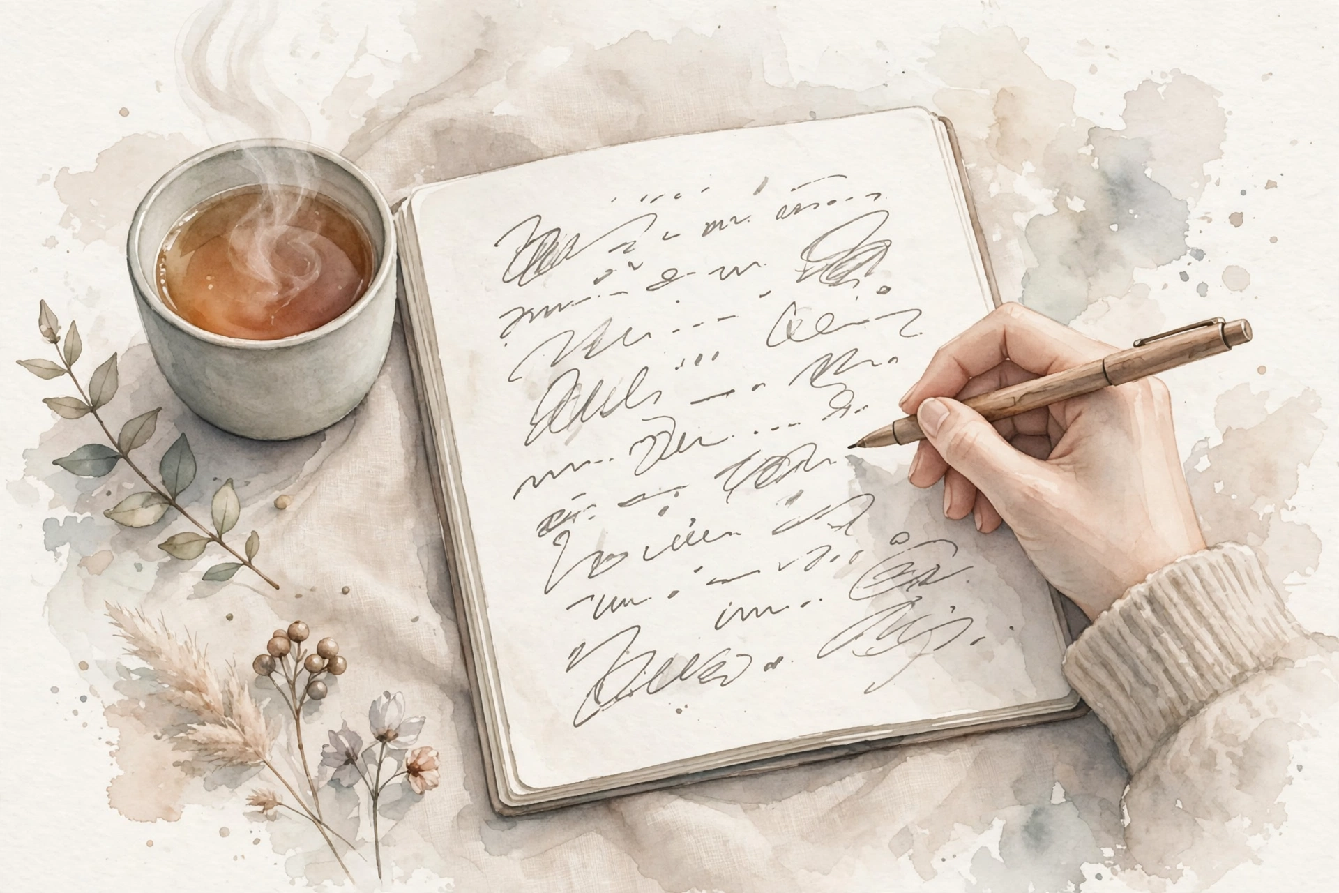 ノートに不具合の記録を書く手元